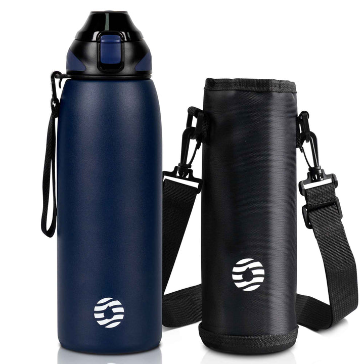 1000ml Stainless Steel Insulated Thermo Water Bottle, Vacuum Flask  With Spout