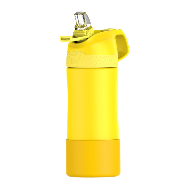 400ml Stainless Steel Insulated Kids Thermo Water Bottle, Vacuum Flask With Straw
