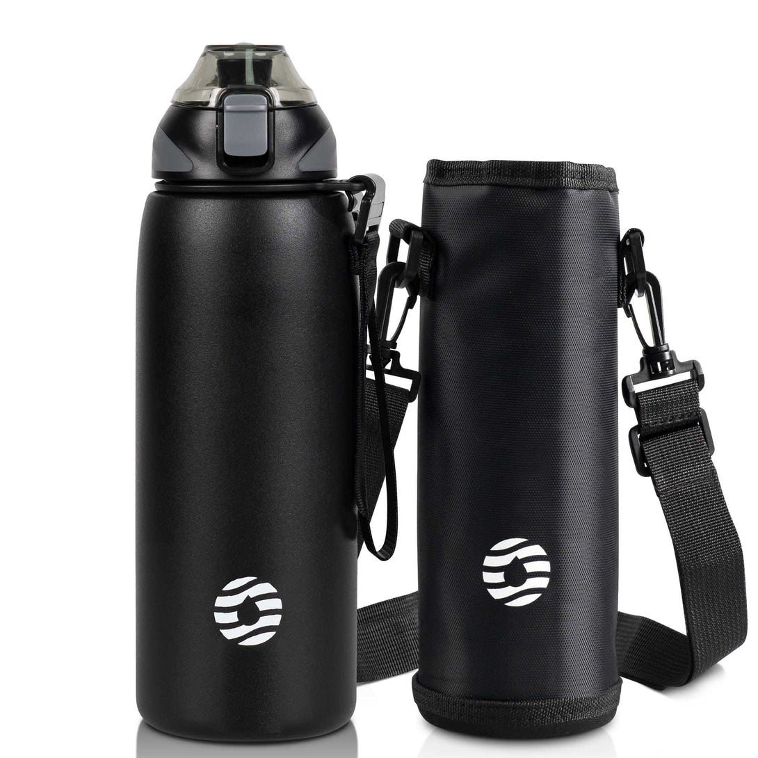 1000ml Stainless Steel Insulated Thermo Water Bottle, Vacuum Flask  With Spout