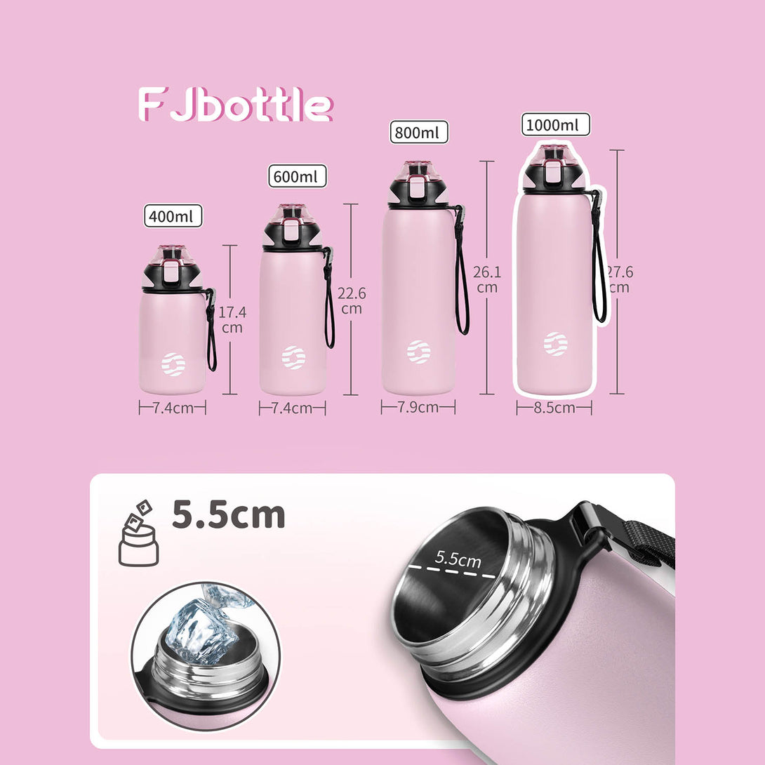 1000ml Stainless Steel Insulated Thermo Water Bottle, Vacuum Flask  With Spout