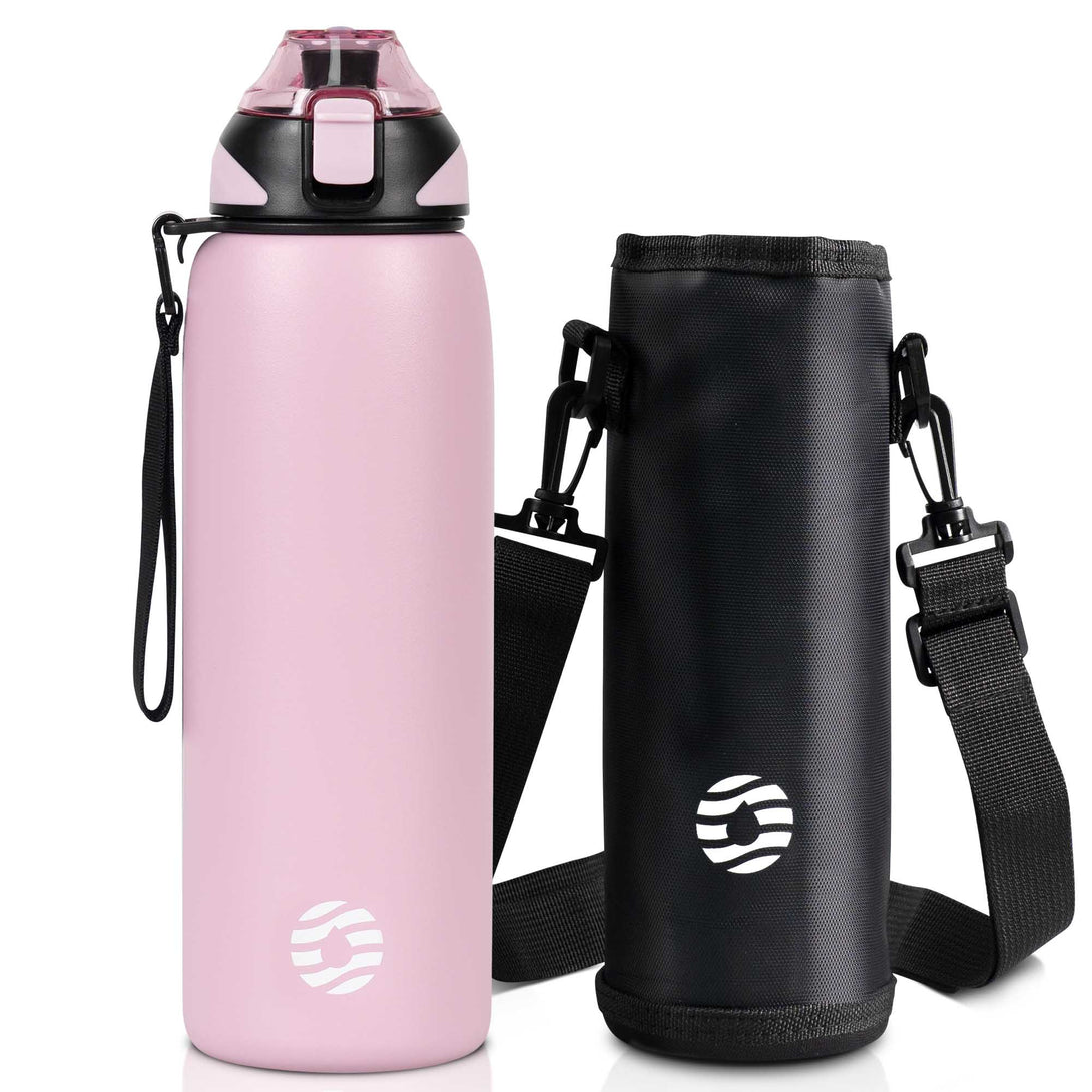 1000ml Stainless Steel Insulated Thermo Water Bottle, Vacuum Flask  With Spout