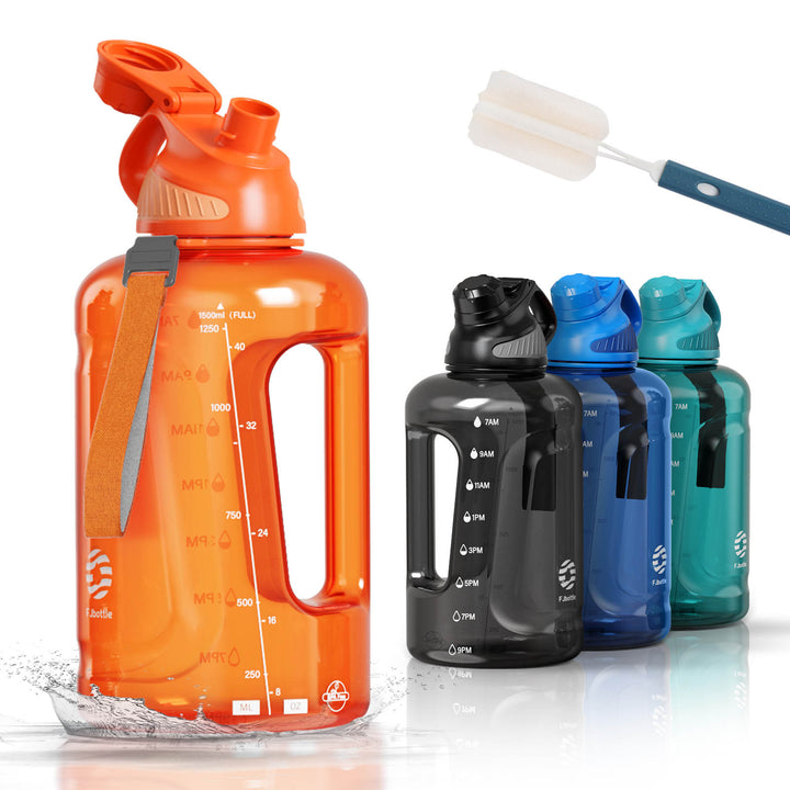 1600ml Tritan Plastic Sports Water Bottle With Magnetic Lid