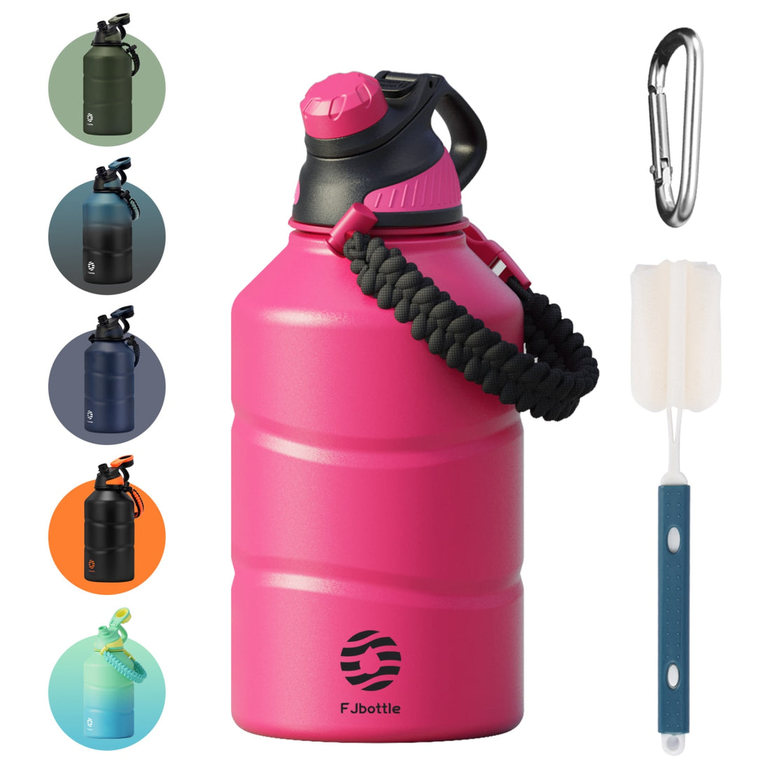 1900ml Stainless Steel Insulated Sports Water Bottle With Magnetic Lid