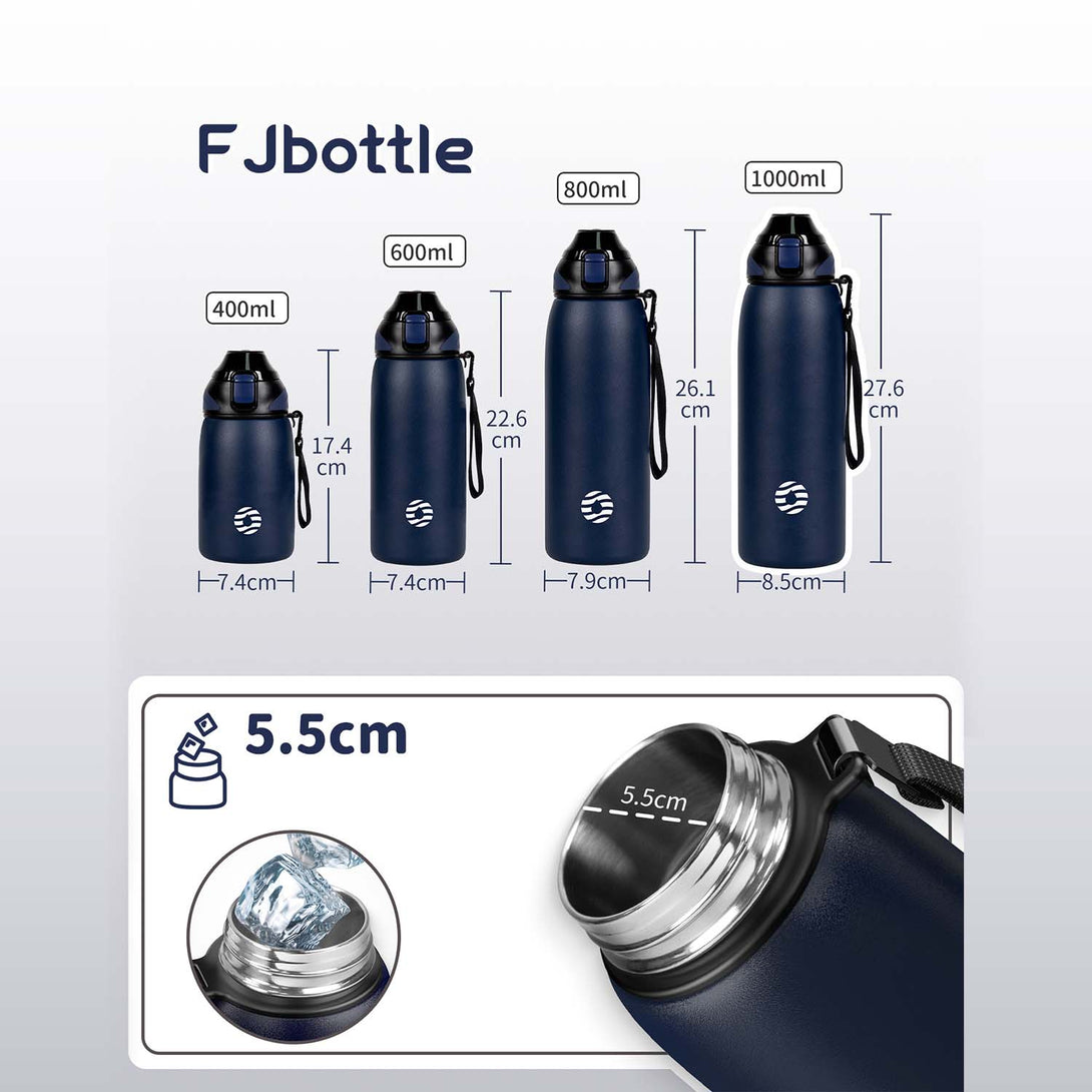 1000ml Stainless Steel Insulated Thermo Water Bottle, Vacuum Flask  With Spout