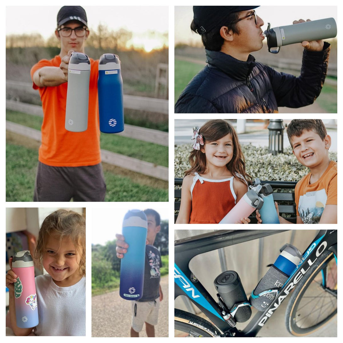 550ml Stainless Steel Insulated Thermo Water Bottle, Vacuum Flask With Straw