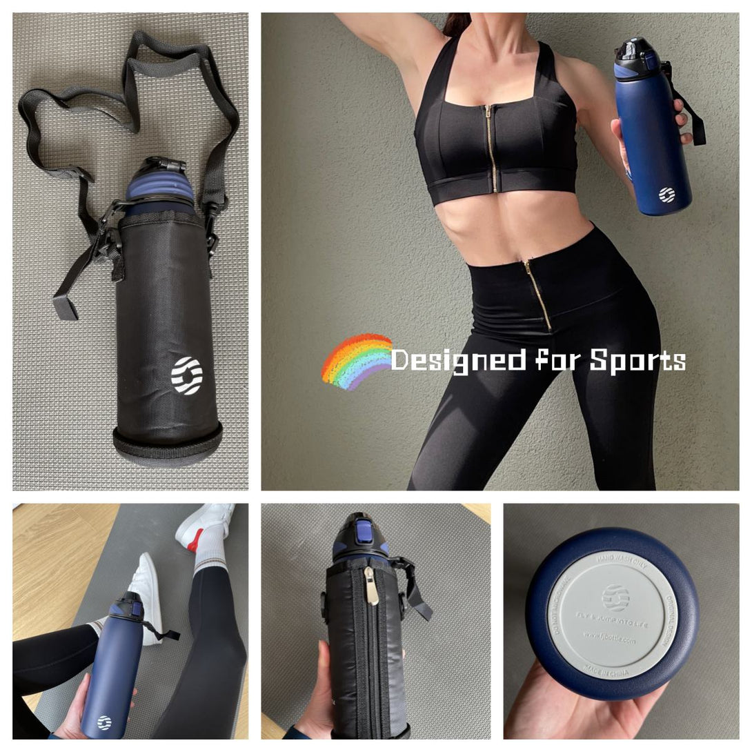 1000ml Stainless Steel Insulated Thermo Water Bottle, Vacuum Flask  With Spout