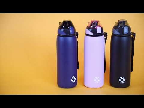 1000ml Stainless Steel Insulated Thermo Water Bottle, Vacuum Flask  With Spout