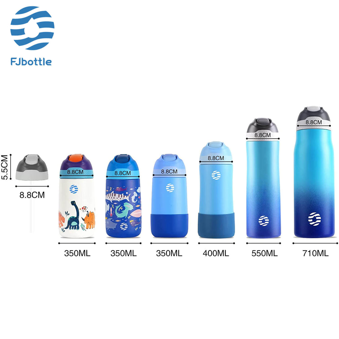 Leak-proof Replacement Water Bottle Lid, Grey - FJbottle-UK