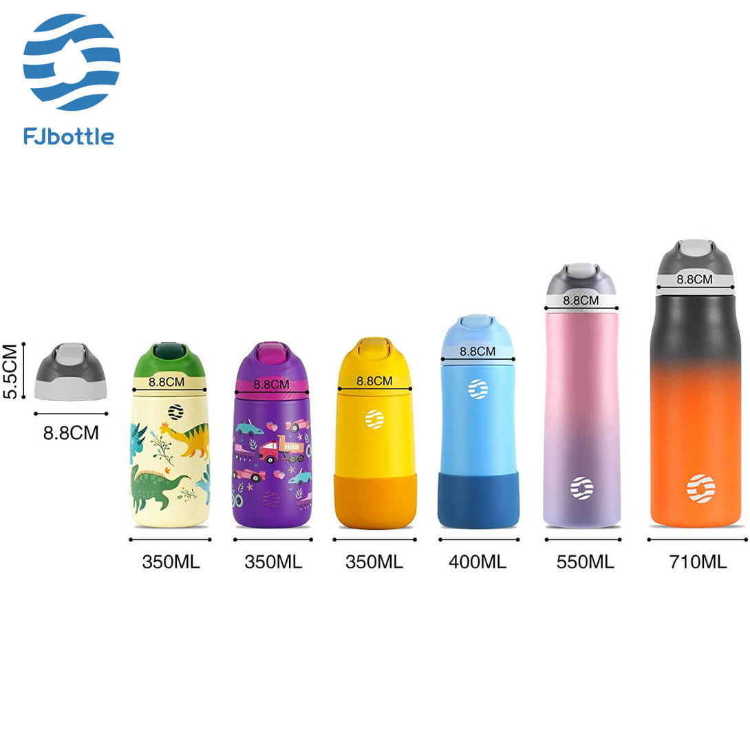 Leak-proof Replacement Water Bottle Lid, Grey - FJbottle-UK