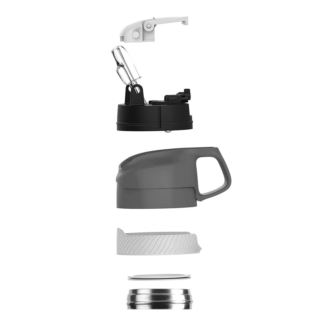 Leak-proof Replacement Water Bottle Lid, Grey - FJbottle-UK